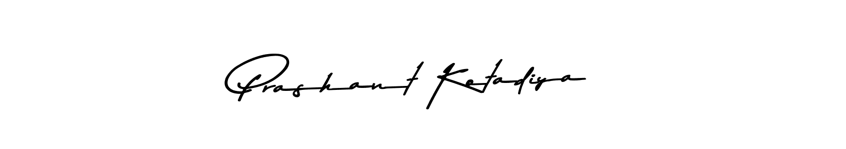 Make a beautiful signature design for name Prashant Kotadiya. With this signature (Asem Kandis PERSONAL USE) style, you can create a handwritten signature for free. Prashant Kotadiya signature style 9 images and pictures png