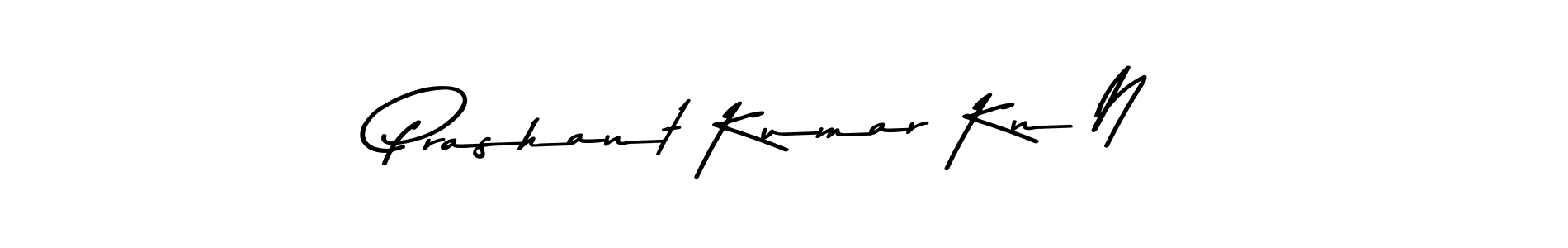 Use a signature maker to create a handwritten signature online. With this signature software, you can design (Asem Kandis PERSONAL USE) your own signature for name Prashant Kumar Kn N. Prashant Kumar Kn N signature style 9 images and pictures png
