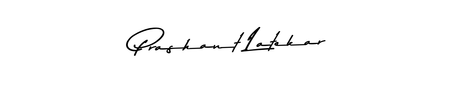 Similarly Asem Kandis PERSONAL USE is the best handwritten signature design. Signature creator online .You can use it as an online autograph creator for name Prashant Latekar. Prashant Latekar signature style 9 images and pictures png