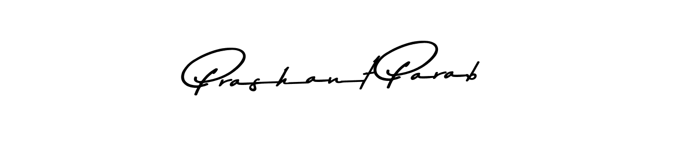 Design your own signature with our free online signature maker. With this signature software, you can create a handwritten (Asem Kandis PERSONAL USE) signature for name Prashant Parab. Prashant Parab signature style 9 images and pictures png