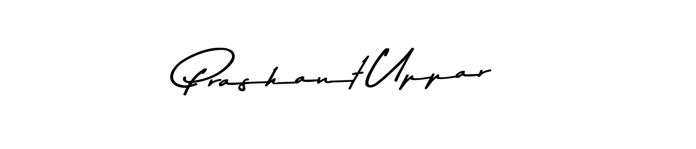 How to make Prashant Uppar name signature. Use Asem Kandis PERSONAL USE style for creating short signs online. This is the latest handwritten sign. Prashant Uppar signature style 9 images and pictures png