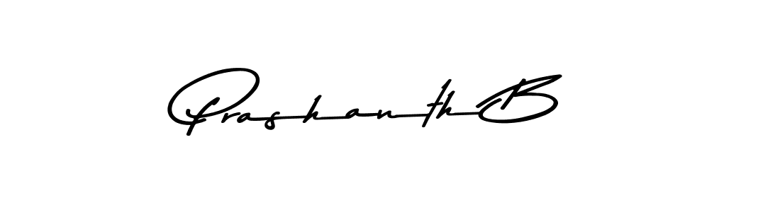 Design your own signature with our free online signature maker. With this signature software, you can create a handwritten (Asem Kandis PERSONAL USE) signature for name Prashanth B. Prashanth B signature style 9 images and pictures png