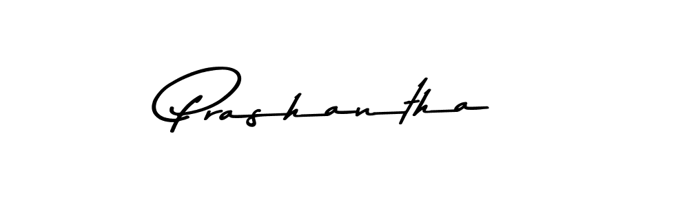 Use a signature maker to create a handwritten signature online. With this signature software, you can design (Asem Kandis PERSONAL USE) your own signature for name Prashantha. Prashantha signature style 9 images and pictures png