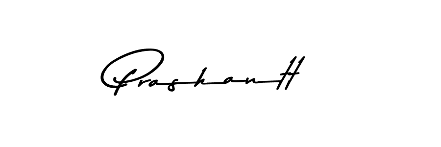 Create a beautiful signature design for name Prashantt. With this signature (Asem Kandis PERSONAL USE) fonts, you can make a handwritten signature for free. Prashantt signature style 9 images and pictures png