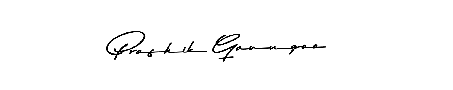 The best way (Asem Kandis PERSONAL USE) to make a short signature is to pick only two or three words in your name. The name Prashik Gaungoo include a total of six letters. For converting this name. Prashik Gaungoo signature style 9 images and pictures png