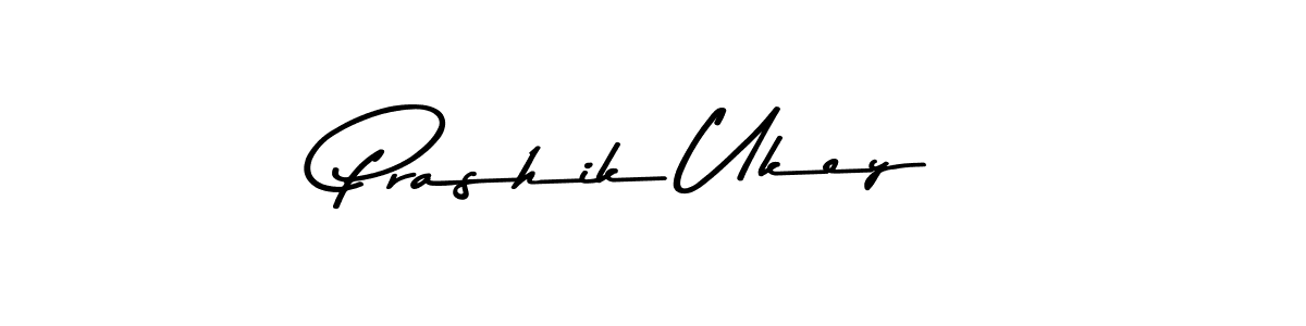 Prashik Ukey stylish signature style. Best Handwritten Sign (Asem Kandis PERSONAL USE) for my name. Handwritten Signature Collection Ideas for my name Prashik Ukey. Prashik Ukey signature style 9 images and pictures png