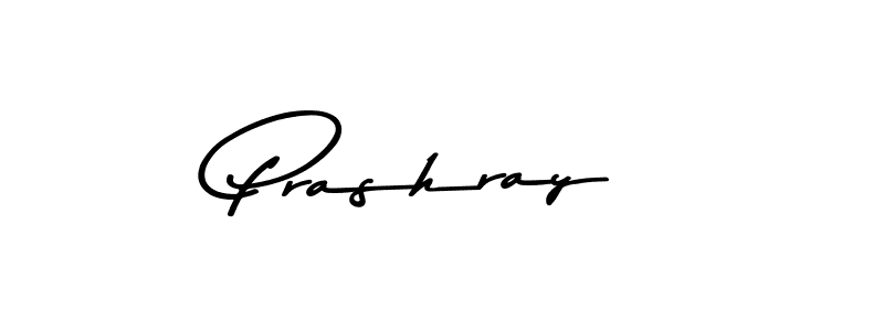 Design your own signature with our free online signature maker. With this signature software, you can create a handwritten (Asem Kandis PERSONAL USE) signature for name Prashray. Prashray signature style 9 images and pictures png