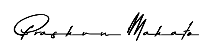 The Asem Kandis PERSONAL USE lettering style adds unique flourish to name Prashun Mahato. Stand out with a custom digital autograph made in seconds. Prashun Mahato signature style 9 images and pictures png