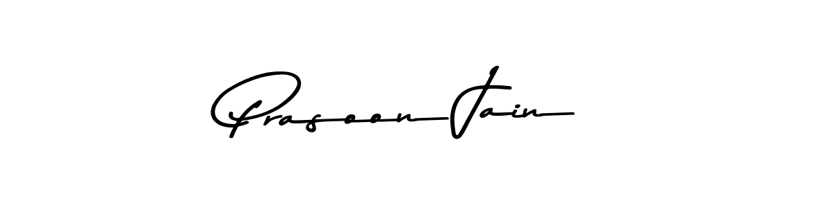 Make a beautiful signature design for name Prasoon Jain. With this signature (Asem Kandis PERSONAL USE) style, you can create a handwritten signature for free. Prasoon Jain signature style 9 images and pictures png
