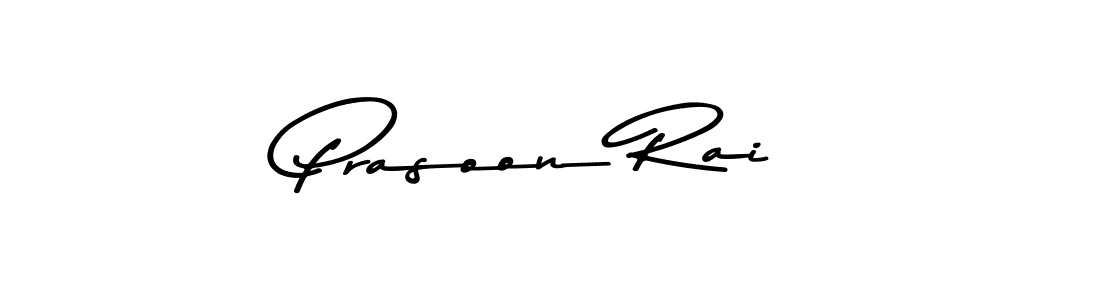 Make a beautiful signature design for name Prasoon Rai. With this signature (Asem Kandis PERSONAL USE) style, you can create a handwritten signature for free. Prasoon Rai signature style 9 images and pictures png