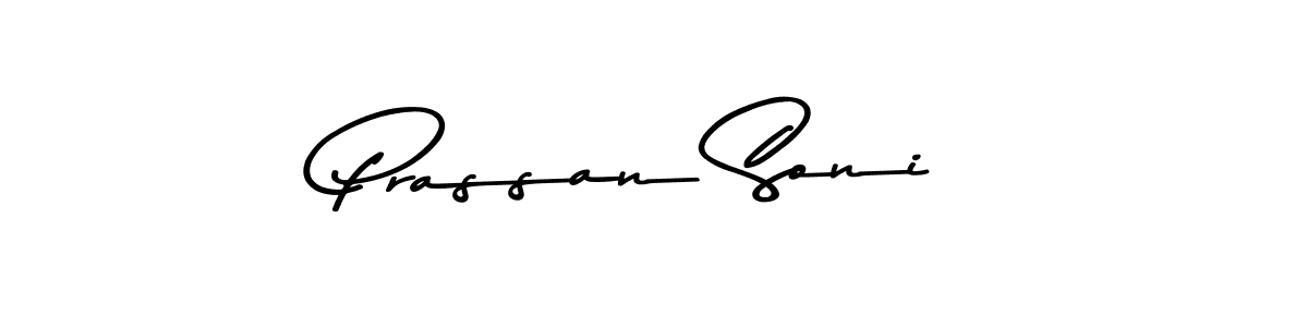 How to make Prassan Soni signature? Asem Kandis PERSONAL USE is a professional autograph style. Create handwritten signature for Prassan Soni name. Prassan Soni signature style 9 images and pictures png