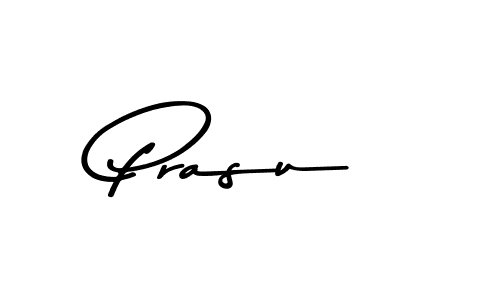 Make a beautiful signature design for name Prasu. With this signature (Asem Kandis PERSONAL USE) style, you can create a handwritten signature for free. Prasu signature style 9 images and pictures png