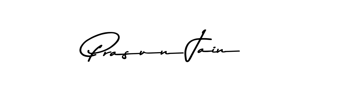 Use a signature maker to create a handwritten signature online. With this signature software, you can design (Asem Kandis PERSONAL USE) your own signature for name Prasun Jain. Prasun Jain signature style 9 images and pictures png