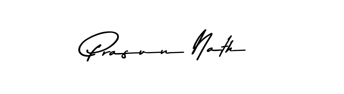 Make a beautiful signature design for name Prasun Nath. With this signature (Asem Kandis PERSONAL USE) style, you can create a handwritten signature for free. Prasun Nath signature style 9 images and pictures png