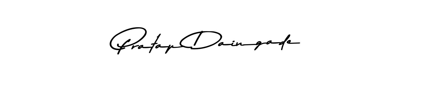 Also we have Pratap Daingade name is the best signature style. Create professional handwritten signature collection using Asem Kandis PERSONAL USE autograph style. Pratap Daingade signature style 9 images and pictures png