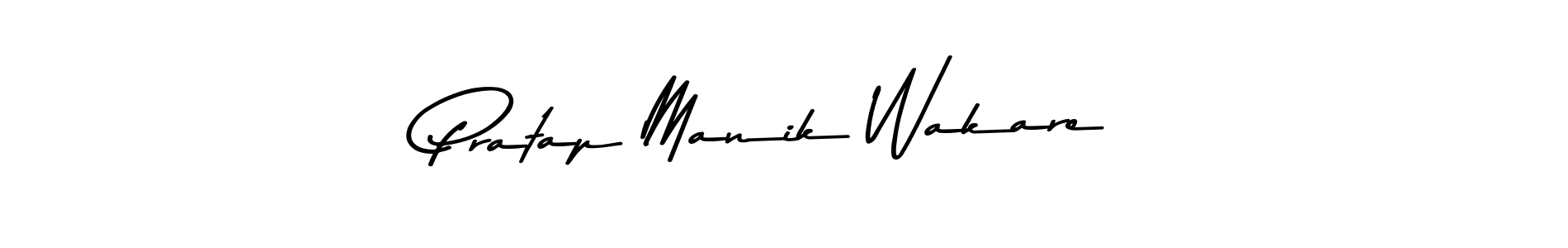 Here are the top 10 professional signature styles for the name Pratap Manik Wakare. These are the best autograph styles you can use for your name. Pratap Manik Wakare signature style 9 images and pictures png