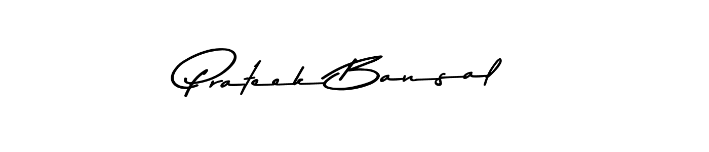 Make a beautiful signature design for name Prateek Bansal. Use this online signature maker to create a handwritten signature for free. Prateek Bansal signature style 9 images and pictures png