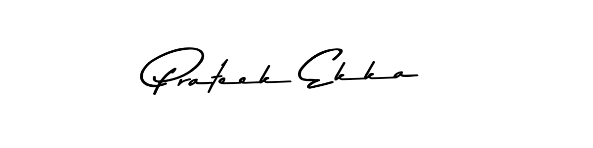 Design your own signature with our free online signature maker. With this signature software, you can create a handwritten (Asem Kandis PERSONAL USE) signature for name Prateek Ekka. Prateek Ekka signature style 9 images and pictures png