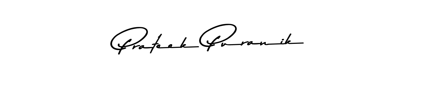 Also we have Prateek Puranik name is the best signature style. Create professional handwritten signature collection using Asem Kandis PERSONAL USE autograph style. Prateek Puranik signature style 9 images and pictures png