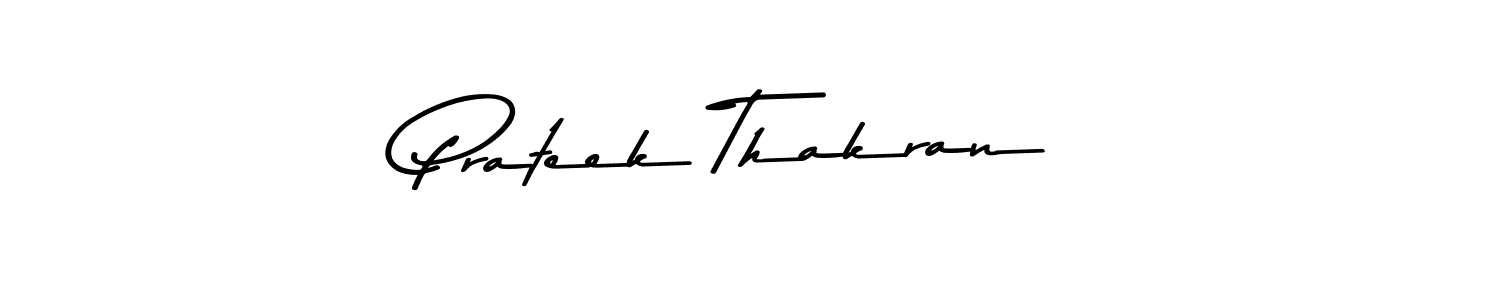 Also You can easily find your signature by using the search form. We will create Prateek Thakran name handwritten signature images for you free of cost using Asem Kandis PERSONAL USE sign style. Prateek Thakran signature style 9 images and pictures png