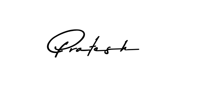 How to make Pratesh signature? Asem Kandis PERSONAL USE is a professional autograph style. Create handwritten signature for Pratesh name. Pratesh signature style 9 images and pictures png