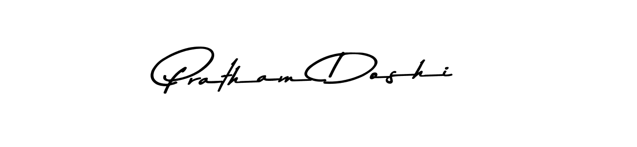 The best way (Asem Kandis PERSONAL USE) to make a short signature is to pick only two or three words in your name. The name Pratham Doshi include a total of six letters. For converting this name. Pratham Doshi signature style 9 images and pictures png