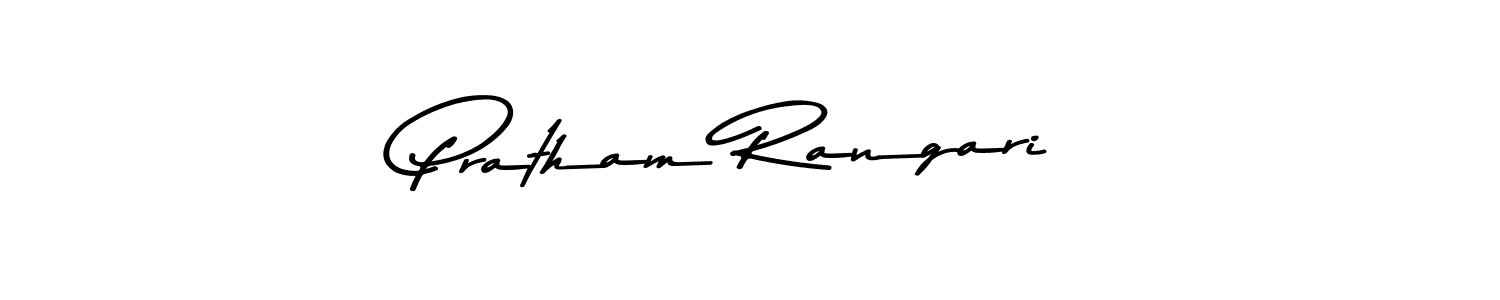 Make a short Pratham Rangari signature style. Manage your documents anywhere anytime using Asem Kandis PERSONAL USE. Create and add eSignatures, submit forms, share and send files easily. Pratham Rangari signature style 9 images and pictures png