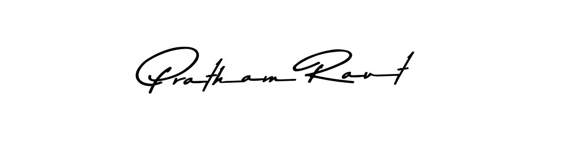 Use a signature maker to create a handwritten signature online. With this signature software, you can design (Asem Kandis PERSONAL USE) your own signature for name Pratham Raut. Pratham Raut signature style 9 images and pictures png