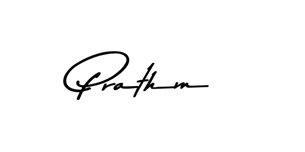 Make a beautiful signature design for name Prathm. With this signature (Asem Kandis PERSONAL USE) style, you can create a handwritten signature for free. Prathm signature style 9 images and pictures png