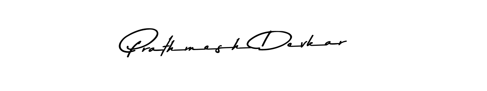 Use a signature maker to create a handwritten signature online. With this signature software, you can design (Asem Kandis PERSONAL USE) your own signature for name Prathmesh Devkar. Prathmesh Devkar signature style 9 images and pictures png