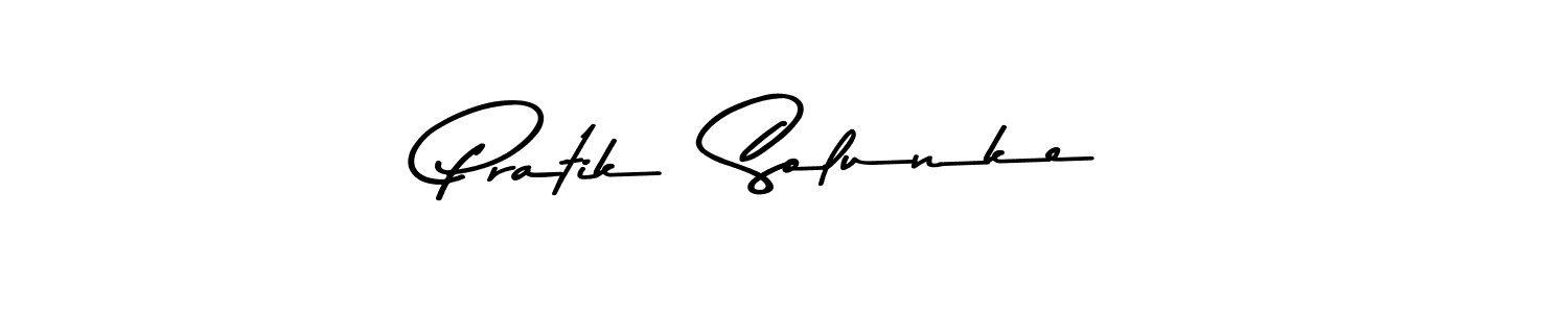 Create a beautiful signature design for name Pratik  Solunke. With this signature (Asem Kandis PERSONAL USE) fonts, you can make a handwritten signature for free. Pratik  Solunke signature style 9 images and pictures png
