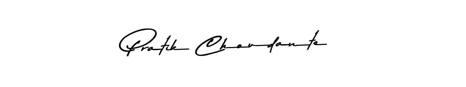 Make a beautiful signature design for name Pratik Choudante. With this signature (Asem Kandis PERSONAL USE) style, you can create a handwritten signature for free. Pratik Choudante signature style 9 images and pictures png