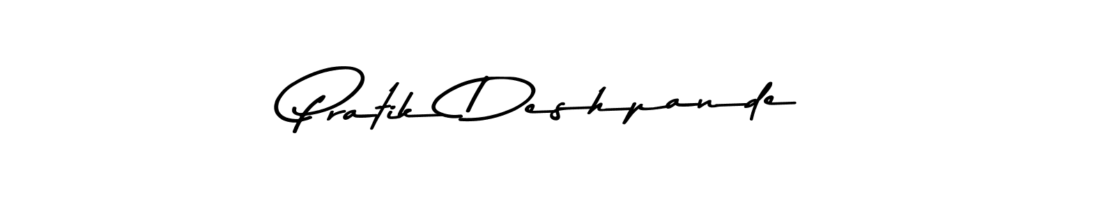 Design your own signature with our free online signature maker. With this signature software, you can create a handwritten (Asem Kandis PERSONAL USE) signature for name Pratik Deshpande. Pratik Deshpande signature style 9 images and pictures png