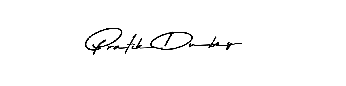 Design your own signature with our free online signature maker. With this signature software, you can create a handwritten (Asem Kandis PERSONAL USE) signature for name Pratik Dubey. Pratik Dubey signature style 9 images and pictures png