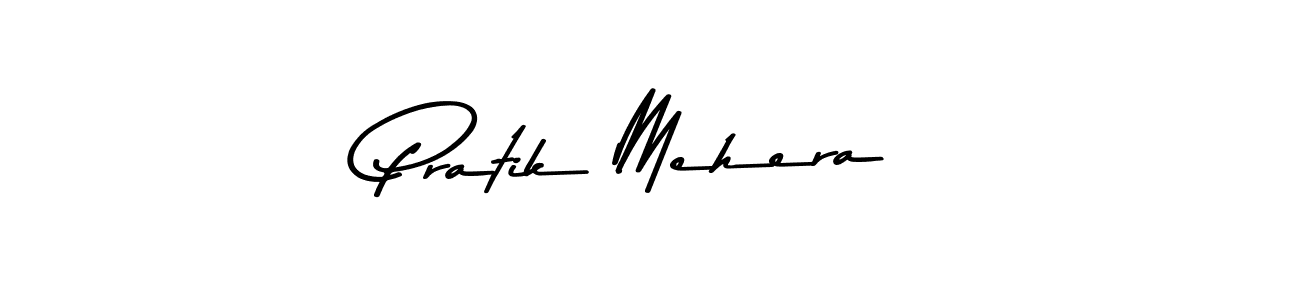 Make a beautiful signature design for name Pratik Mehera. With this signature (Asem Kandis PERSONAL USE) style, you can create a handwritten signature for free. Pratik Mehera signature style 9 images and pictures png