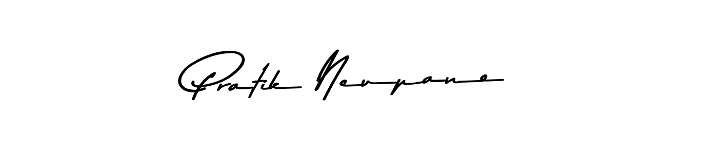 How to make Pratik Neupane name signature. Use Asem Kandis PERSONAL USE style for creating short signs online. This is the latest handwritten sign. Pratik Neupane signature style 9 images and pictures png