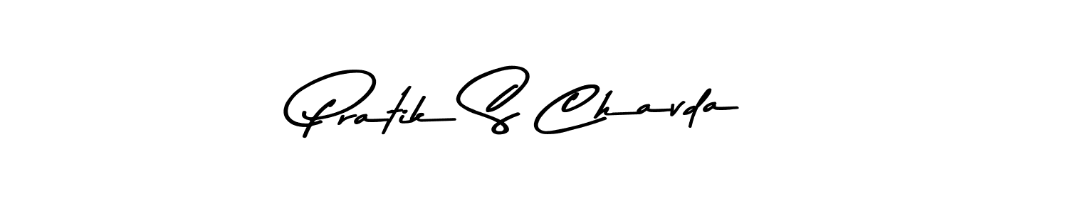 How to make Pratik S Chavda signature? Asem Kandis PERSONAL USE is a professional autograph style. Create handwritten signature for Pratik S Chavda name. Pratik S Chavda signature style 9 images and pictures png