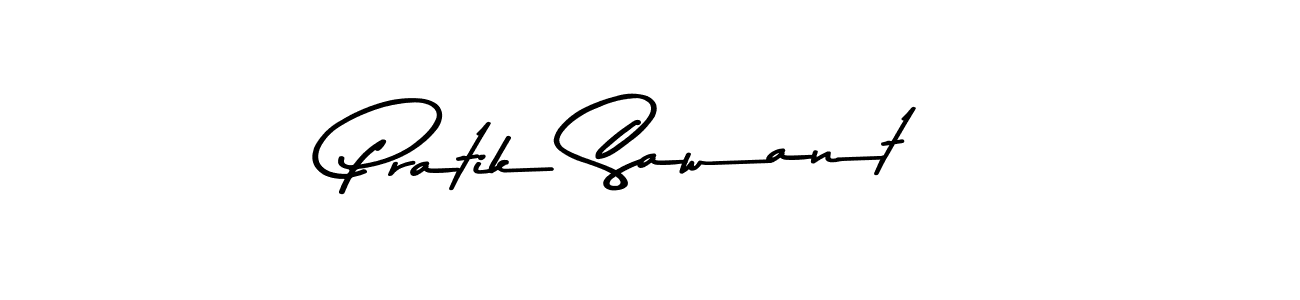 Design your own signature with our free online signature maker. With this signature software, you can create a handwritten (Asem Kandis PERSONAL USE) signature for name Pratik Sawant. Pratik Sawant signature style 9 images and pictures png