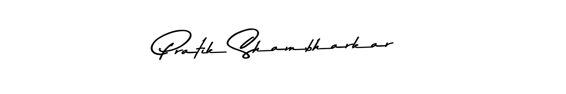 How to make Pratik Shambharkar signature? Asem Kandis PERSONAL USE is a professional autograph style. Create handwritten signature for Pratik Shambharkar name. Pratik Shambharkar signature style 9 images and pictures png