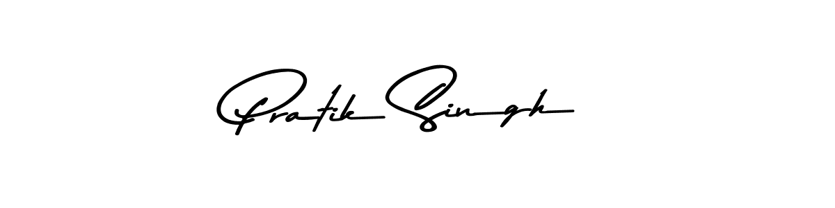 Create a beautiful signature design for name Pratik Singh. With this signature (Asem Kandis PERSONAL USE) fonts, you can make a handwritten signature for free. Pratik Singh signature style 9 images and pictures png