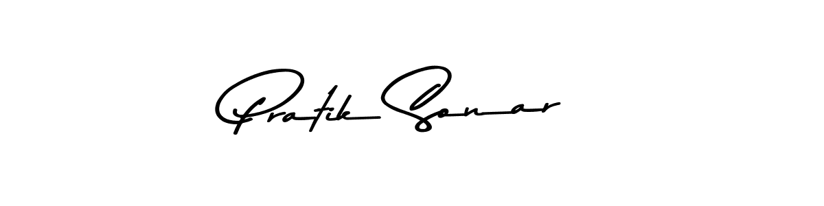 Design your own signature with our free online signature maker. With this signature software, you can create a handwritten (Asem Kandis PERSONAL USE) signature for name Pratik Sonar. Pratik Sonar signature style 9 images and pictures png
