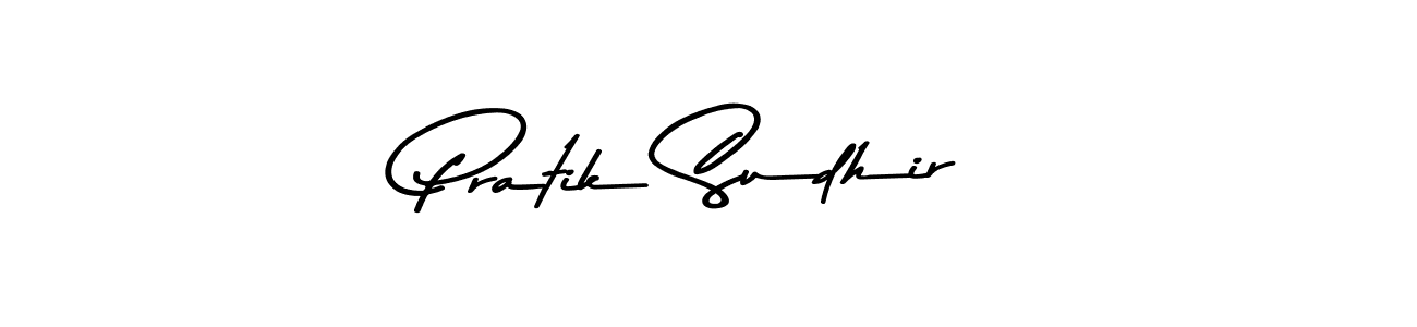Make a beautiful signature design for name Pratik Sudhir. With this signature (Asem Kandis PERSONAL USE) style, you can create a handwritten signature for free. Pratik Sudhir signature style 9 images and pictures png