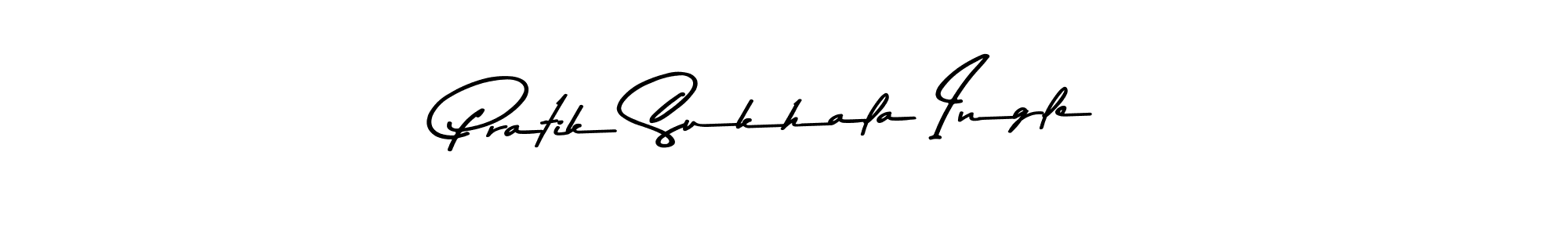 Pratik Sukhala Ingle stylish signature style. Best Handwritten Sign (Asem Kandis PERSONAL USE) for my name. Handwritten Signature Collection Ideas for my name Pratik Sukhala Ingle. Pratik Sukhala Ingle signature style 9 images and pictures png