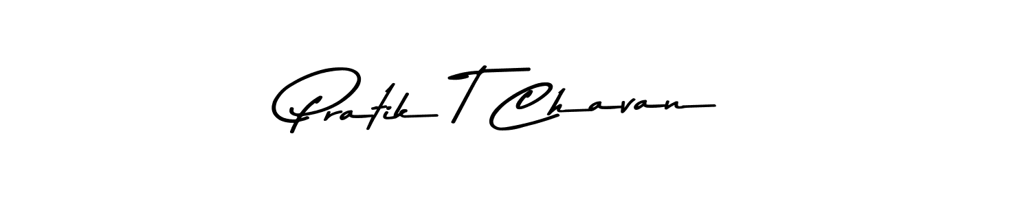 Design your own signature with our free online signature maker. With this signature software, you can create a handwritten (Asem Kandis PERSONAL USE) signature for name Pratik T Chavan. Pratik T Chavan signature style 9 images and pictures png