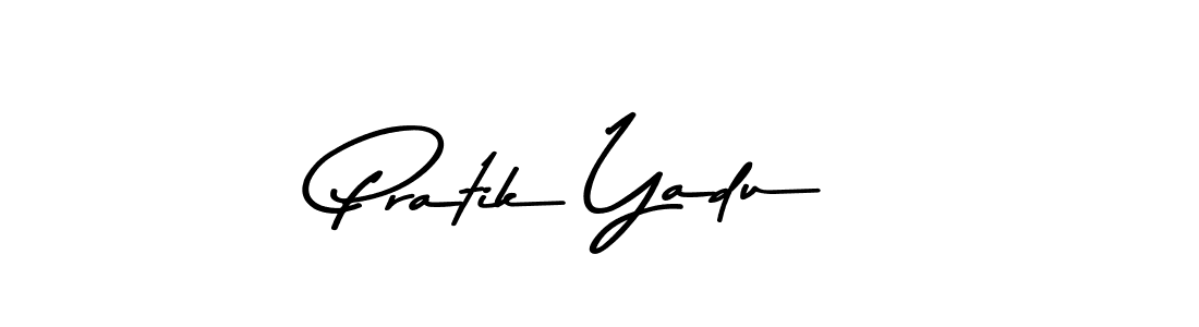 Design your own signature with our free online signature maker. With this signature software, you can create a handwritten (Asem Kandis PERSONAL USE) signature for name Pratik Yadu. Pratik Yadu signature style 9 images and pictures png