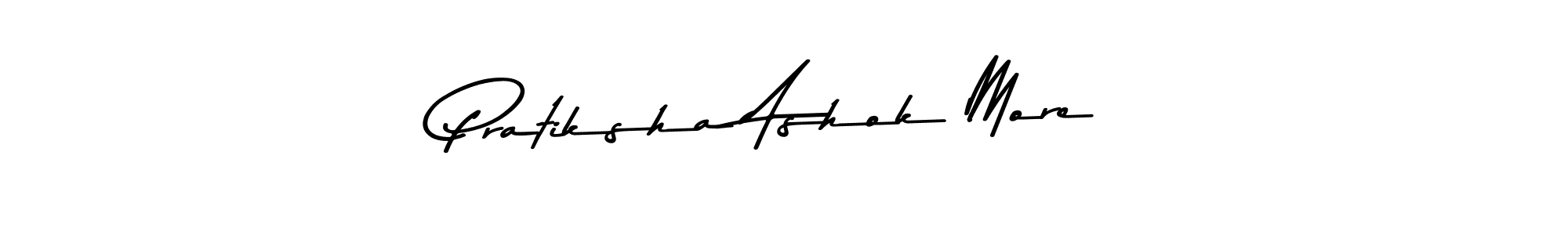 Pratiksha Ashok More stylish signature style. Best Handwritten Sign (Asem Kandis PERSONAL USE) for my name. Handwritten Signature Collection Ideas for my name Pratiksha Ashok More. Pratiksha Ashok More signature style 9 images and pictures png