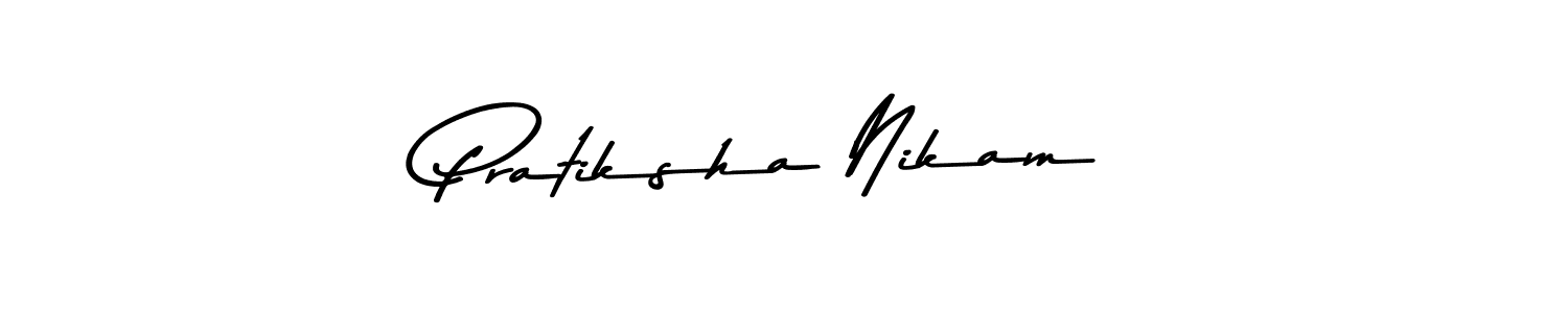 How to make Pratiksha Nikam signature? Asem Kandis PERSONAL USE is a professional autograph style. Create handwritten signature for Pratiksha Nikam name. Pratiksha Nikam signature style 9 images and pictures png