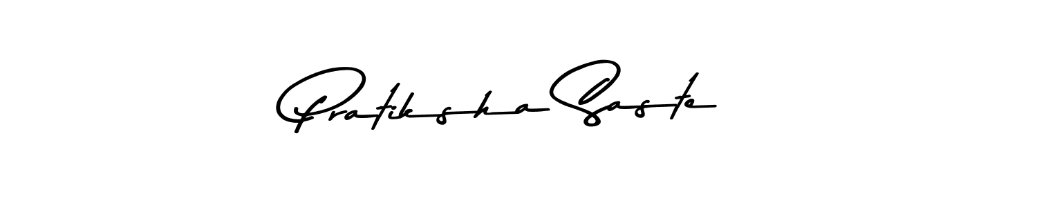 Design your own signature with our free online signature maker. With this signature software, you can create a handwritten (Asem Kandis PERSONAL USE) signature for name Pratiksha Saste. Pratiksha Saste signature style 9 images and pictures png