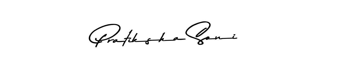 Pratiksha Soni stylish signature style. Best Handwritten Sign (Asem Kandis PERSONAL USE) for my name. Handwritten Signature Collection Ideas for my name Pratiksha Soni. Pratiksha Soni signature style 9 images and pictures png