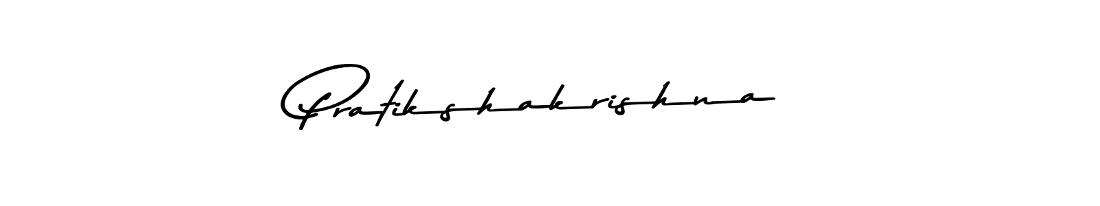 Create a beautiful signature design for name Pratikshakrishna. With this signature (Asem Kandis PERSONAL USE) fonts, you can make a handwritten signature for free. Pratikshakrishna signature style 9 images and pictures png